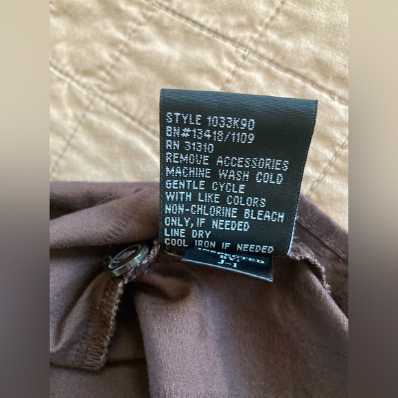 2/$10 - IZ Byer California - Brown short sleeved dress - Size M - Picture 5 of 6